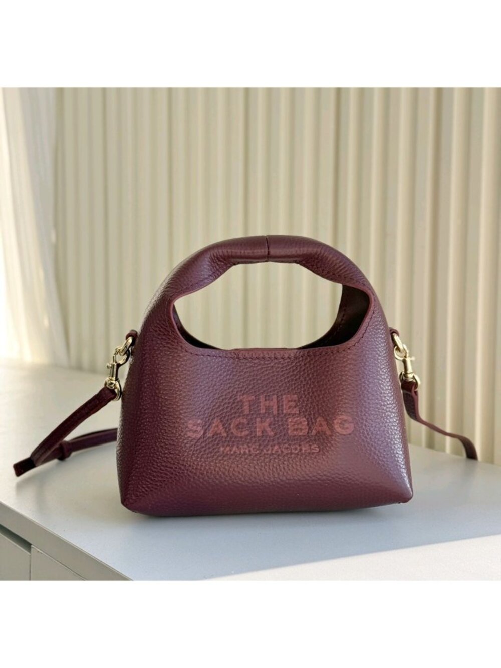 Marc Jacobs The Micro Crossbody Sack Bag Cherry